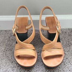 Diane Von Furstenberg Wooden Wedge